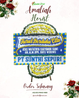 Papan Bunga Duka di Batang Onang